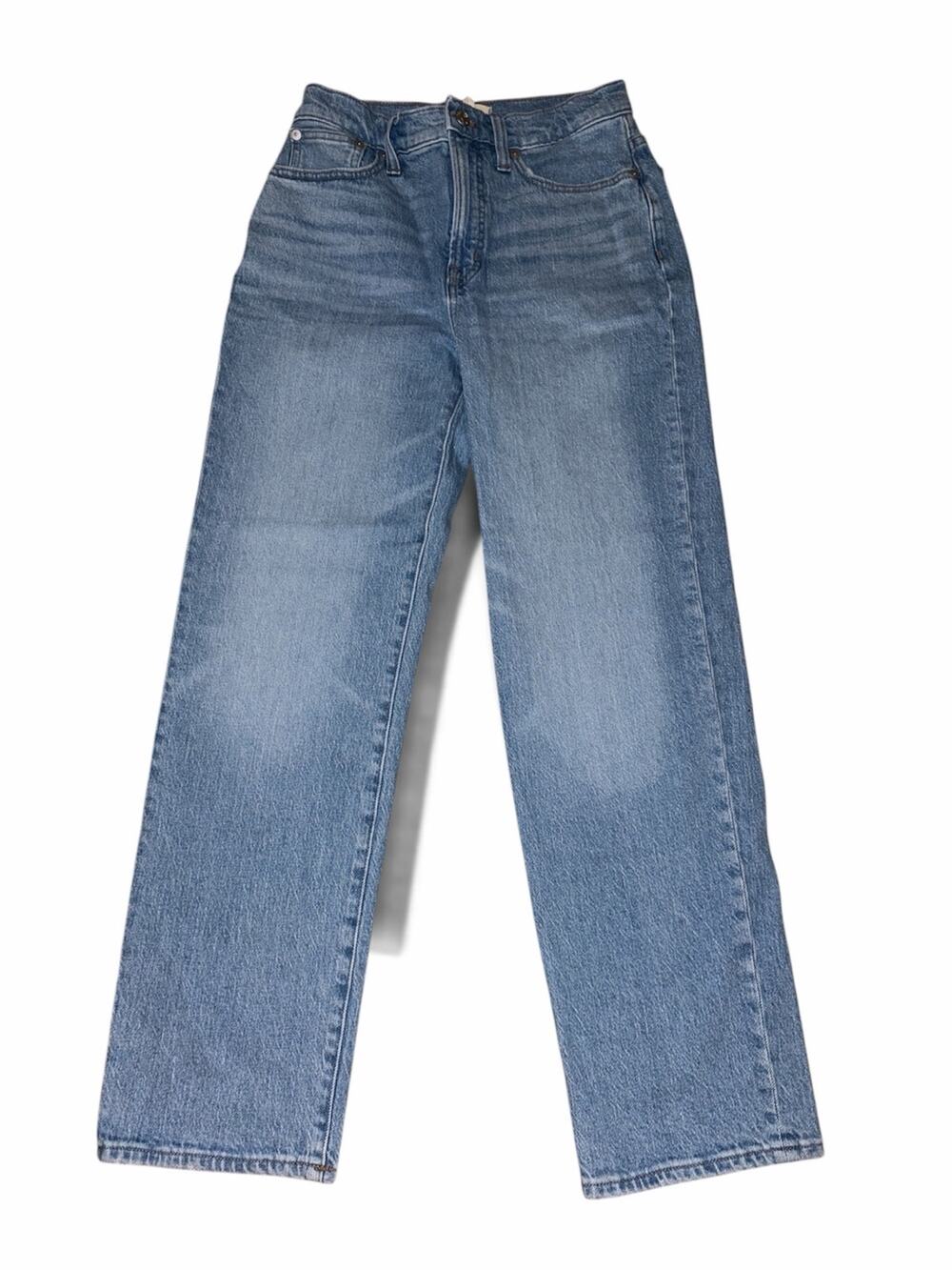 MADEWELL The Perfect Vintage Straight Jeans in Ferman Wash Size 26